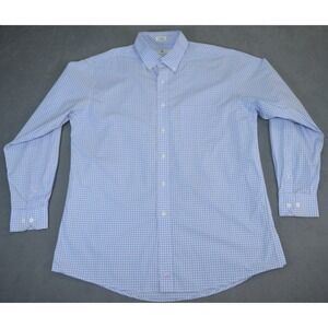 Onward Reserve Men's L Gingham Button Down Shirt Performance Classic Fit